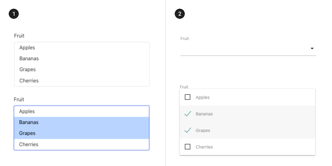 Select multiple field