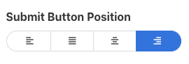 Form button position