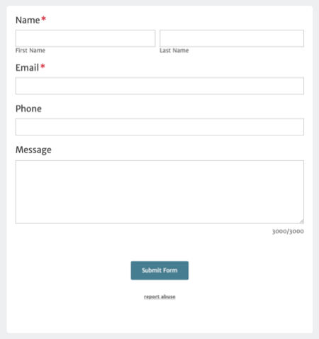 formstack.com contact form
