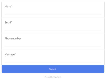 paperform.co contact form